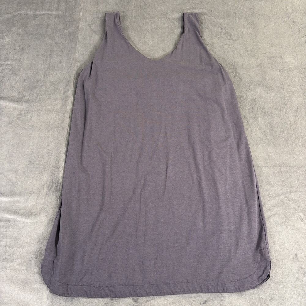 Soma Restore Womens XL AloeKnit Grey Dress, Shelf Bra Bnfts Charity